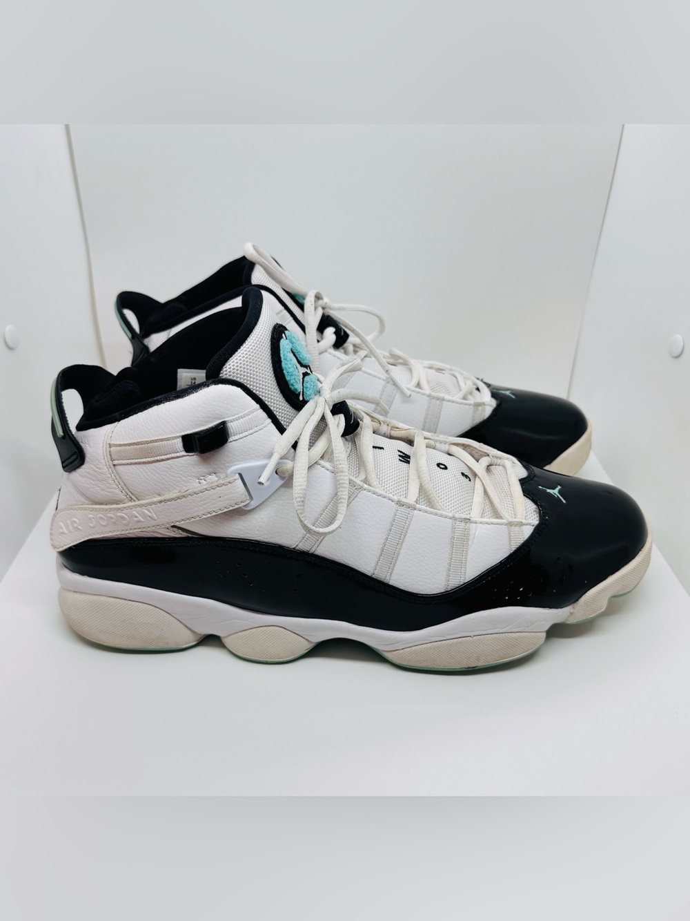 Jordan 6 Rings Island Green White Black Size 14 US Men’s